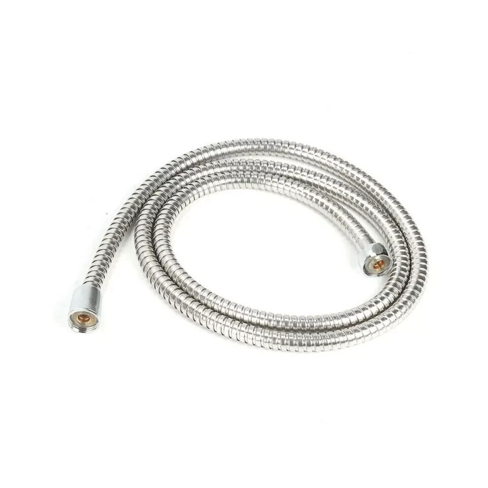 Chrome Shower Head and Hose Set Replacement for Grohe Mira Triton Aqualisa 