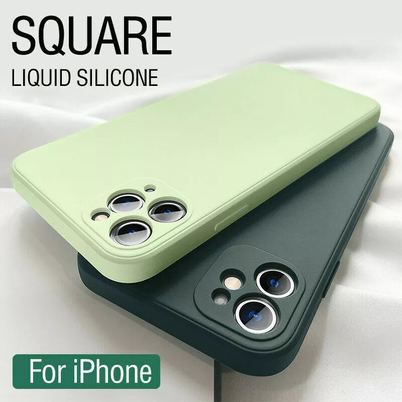 Case For iPhone 16 15 14 Pro Max Plus 13 11 12 Shockproof Cover Silicone