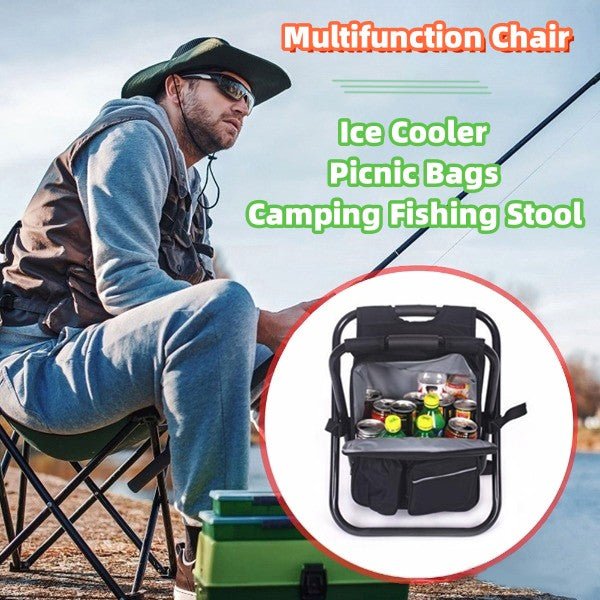 Multifunction Outdoor Folding Chair and Picnic Bag - Haraps.com