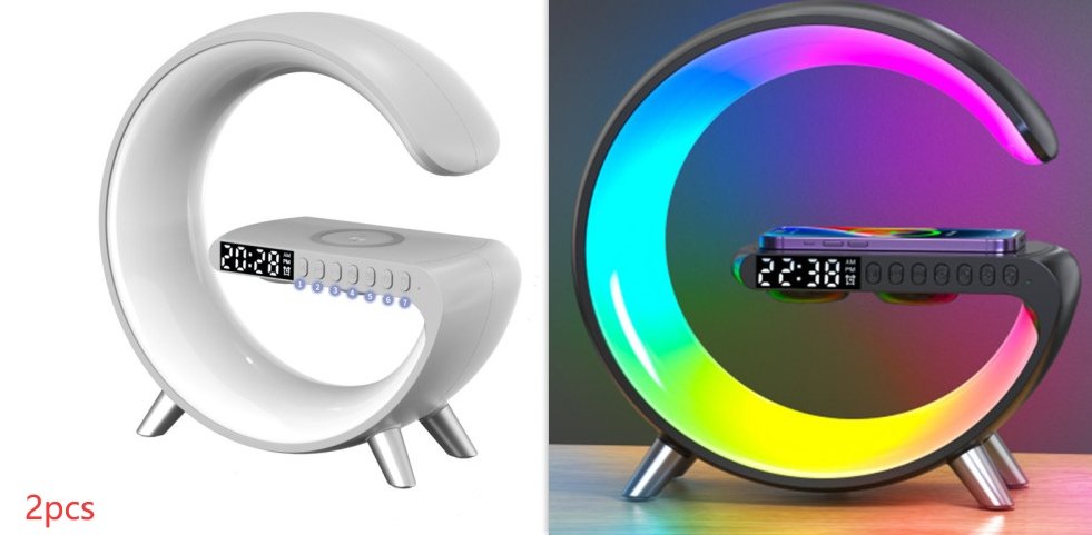 Multifunctional LED Lamp with Bluetooth Speakers Wireless Charger - Haraps.com